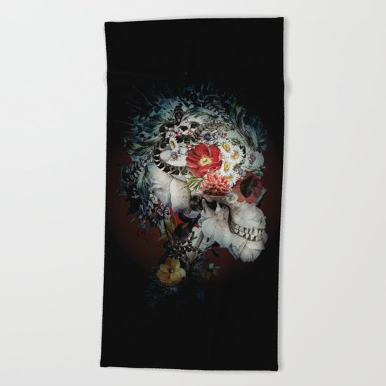 Skull I Black Series Beach Towel