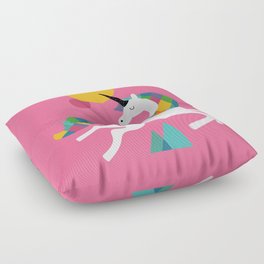 To be a unicorn Floor Pillow