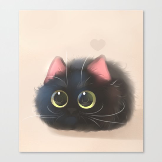 Fluffy Sushi Canvas Print