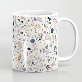 Pebbles terrazzo Multicolor Coffee Mug | Texture, Pattern, Pebbles, Curated, Ink, Stones, Nature, Painting, Mineral, Rock 