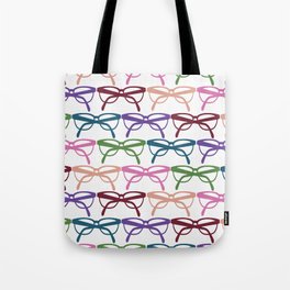 Optometrist Eye Glasses Pattern Print Tote Bag