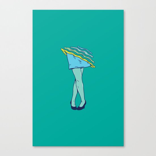 Just legs Canvas Print