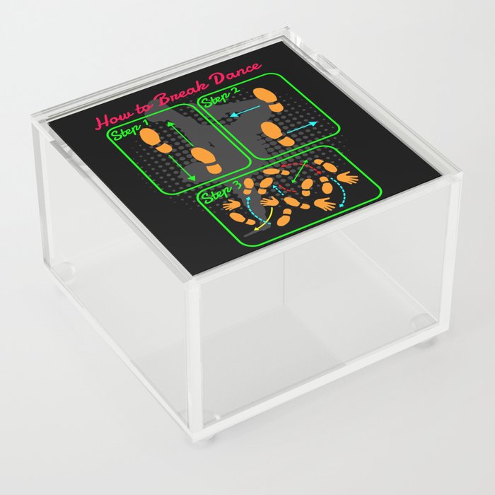 How To Breakdance Dancer Hiphop Dancing Acrylic Box