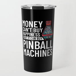 Pinball Machine Game Virtual Player Travel Mug