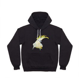 Sulfur crested Cockatoo. Realistic original art. Australian parrot. Full of character and noise, a favourite among Aussies Hoody