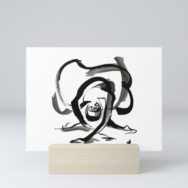 Expressive Ballerina Dance Drawing Mini Art Print