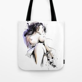 Shibari - Japanese BDSM Art Painting #13 Tote Bag