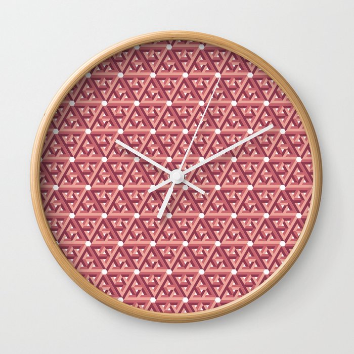 Impossible Pattern Wall Clock