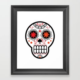 sugar skull Framed Art Print