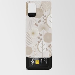 Geometric Garden in Earthy Colors Android Card Case