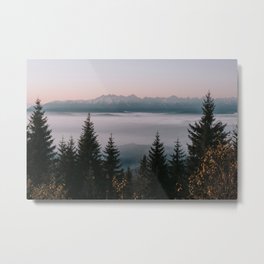Faraway Mountains - Landscape and Nature Photography Metal Print