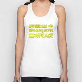 "PEACE FORMULA EQUATION" Cute Design. Buy Now Unisex Tank Top