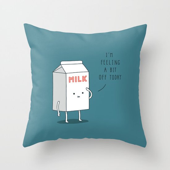 Milk Throw Pillow