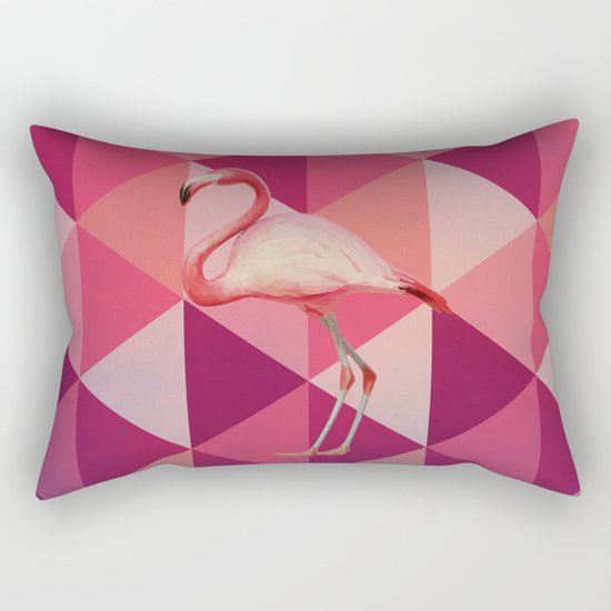 Phoenicopterus Ruber Rectangular Pillow