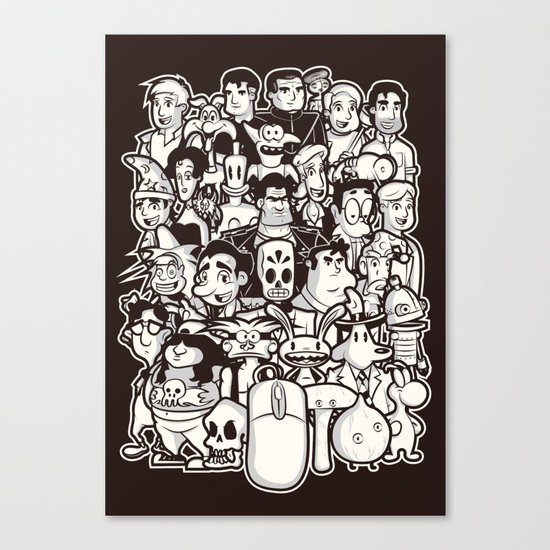 Point and Click Canvas Print