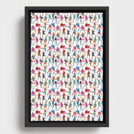 Dance, Dance, Dance! Framed Canvas