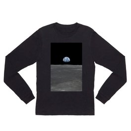 see the marble from the moon | space 005 Long Sleeve T Shirt