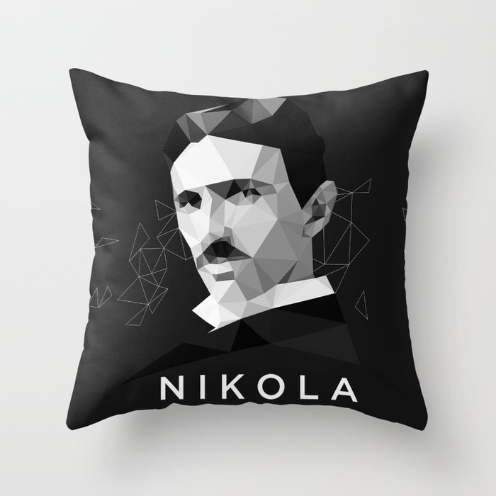 Nikola Throw Pillow