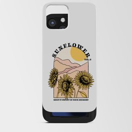 Sunflower iPhone Card Case