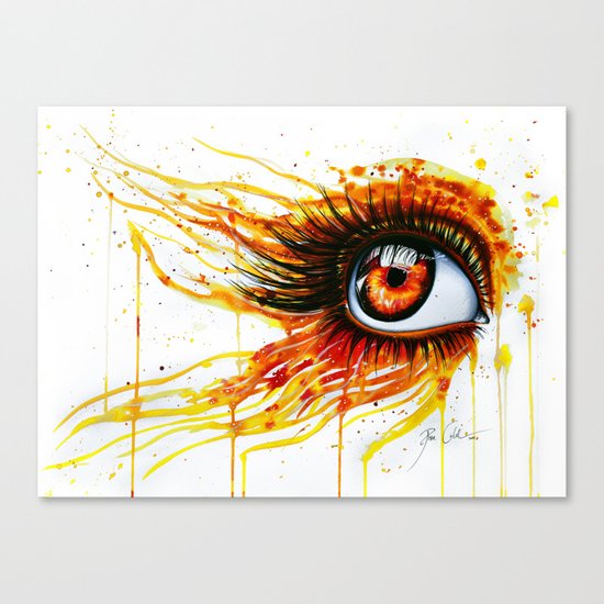 "On fire" Canvas Print