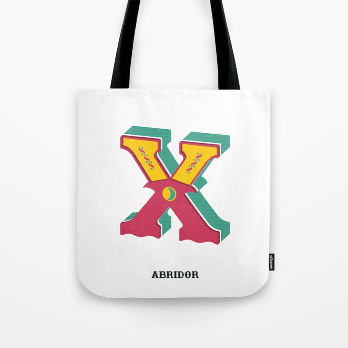 Abridor Type Design X Tote Bag