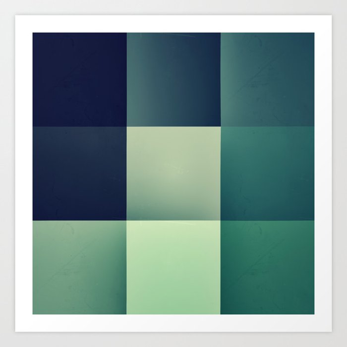 :: geometric maze XI :: Art Print