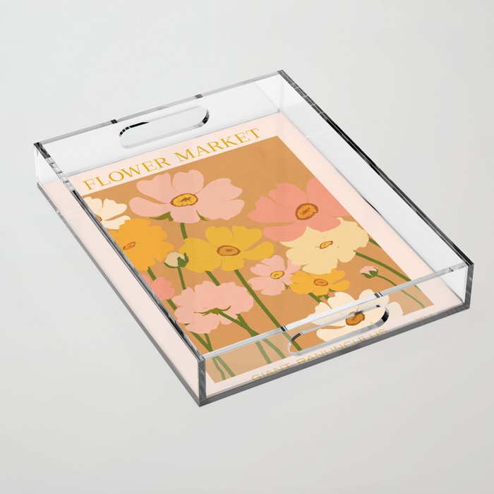Flower Market - Ranunculus #1 Acrylic Tray