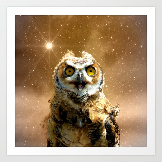 King of space Art Print