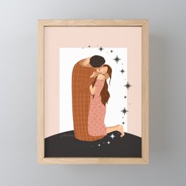 the very starry kiss Framed Mini Art Print