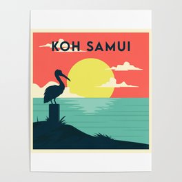 Koh Samui sunset Poster