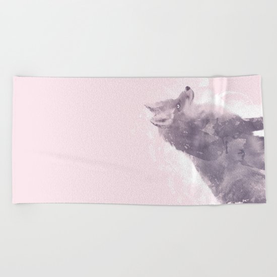 The Foxy Lady Beach Towel