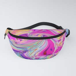 60's Trippy Psychedelic Abstract Art Fanny Pack
