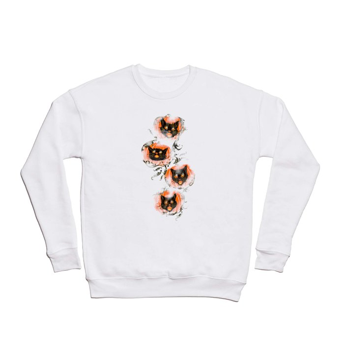 Pumpkin Cats Crewneck Sweatshirt