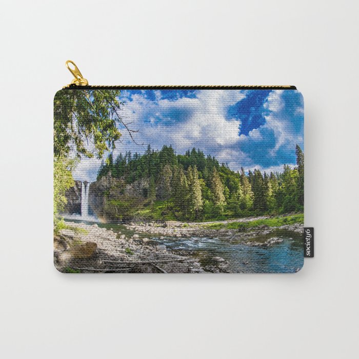 Snoqualmie Falls from Below Carry-All Pouch