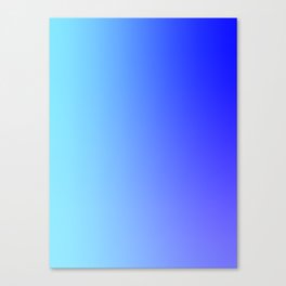 45 Blue Gradient 220506 Aura Ombre Valourine Digital Minimalist Art Canvas Print