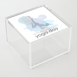 International yoga day workout  Acrylic Box