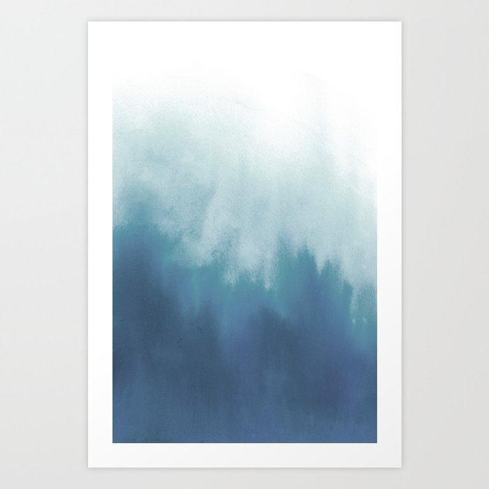 Discover the motif WATERCOLOR BLUR by Art by ASolo as a print at TOPPOSTER