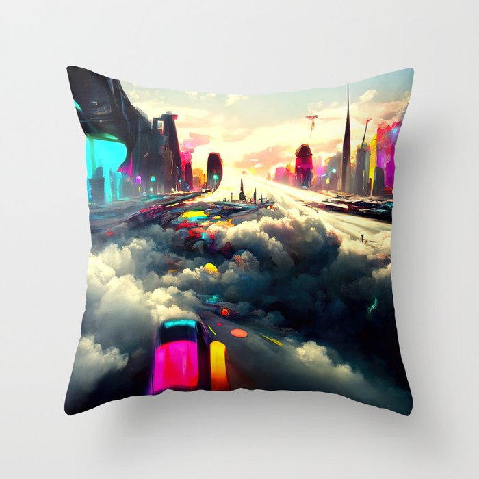 Welcome to Cloud City Throw Pillow