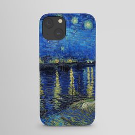 Starry Night Over the Rhone by Vincent van Gogh iPhone Case