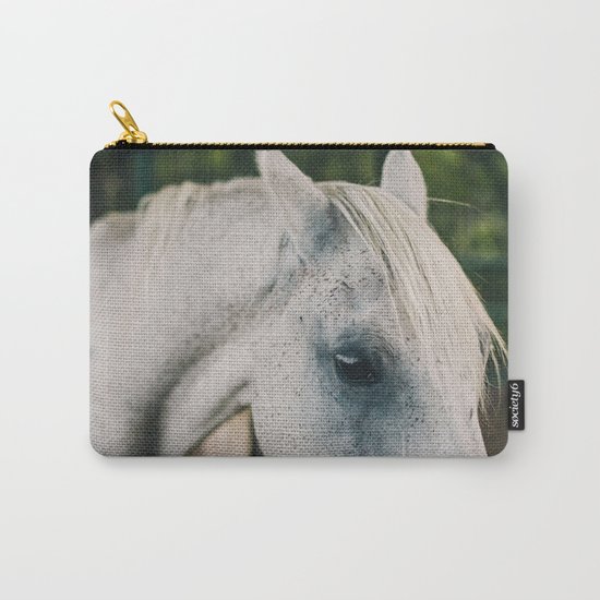 White horse Carry-All Pouch