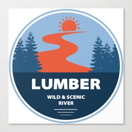 Lumber Wild And Scenic River, North Carolina Canvas Print
