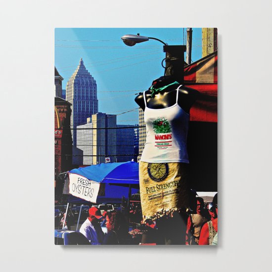 Strip District Model Metal Print
