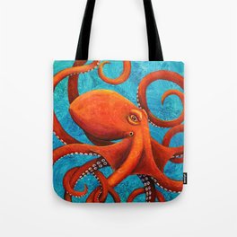 Holding On - Octopus Tote Bag