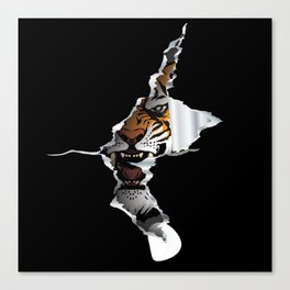 Tiger Roar Big Cat Canvas Print