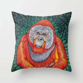 Palms Open to Humanity Throw Pillow