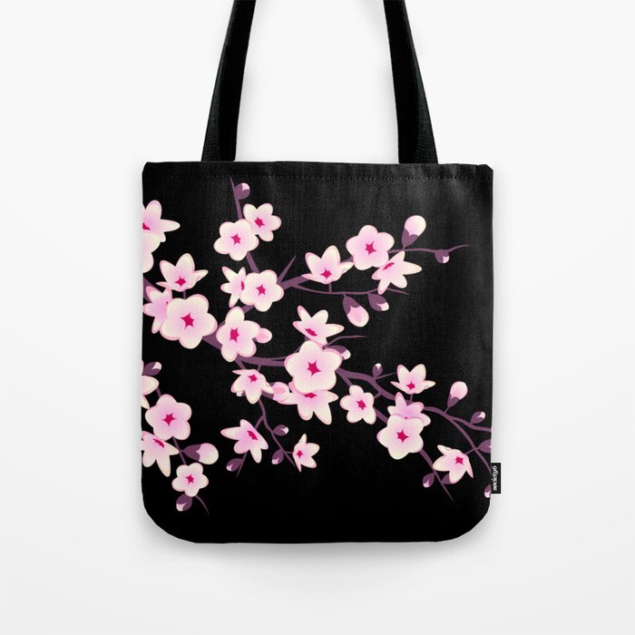 Japanese Cherry Blossom Tote Bag