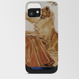 Collie dog iPhone Card Case