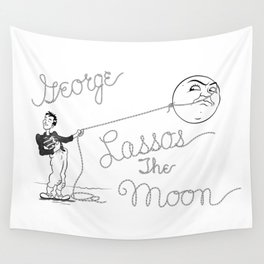 It's a Wonderful Life - George Lassos the Moon Wall Tapestry