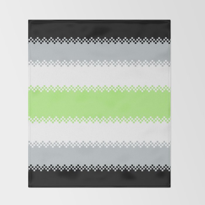 Pixel Pride Agender Pride Flag Throw Blanket By Rogueonethousan Society6 Pixel Pride Agender Pride Flag Throw Blanket By Rogueonethousan Society6