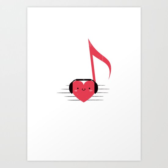 Heartbeats Art Print